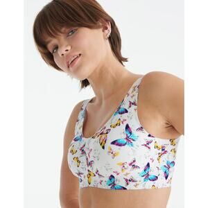 Knix x Betsey Johnson LuxeLift Pullover Bra Flutter By Size XXL NWT